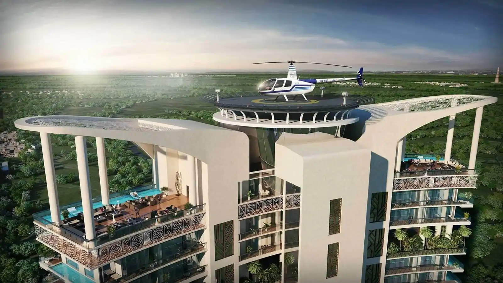 The-Leela-Sky-Villas-View